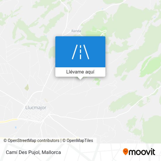 Mapa Camí Des Pujol