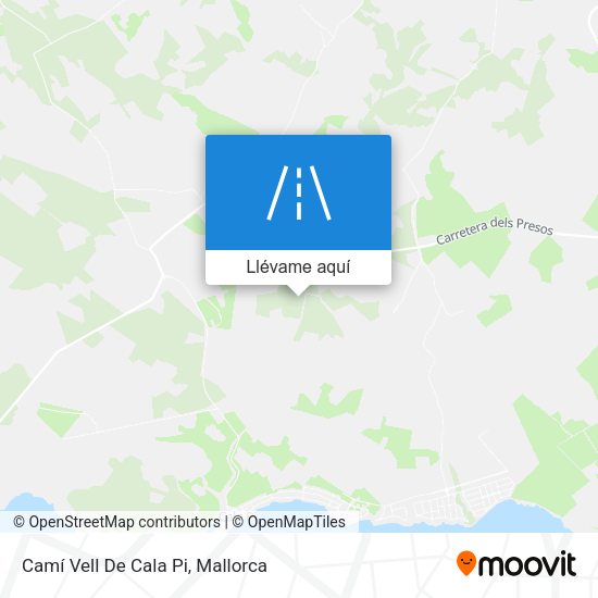 Mapa Camí Vell De Cala Pi