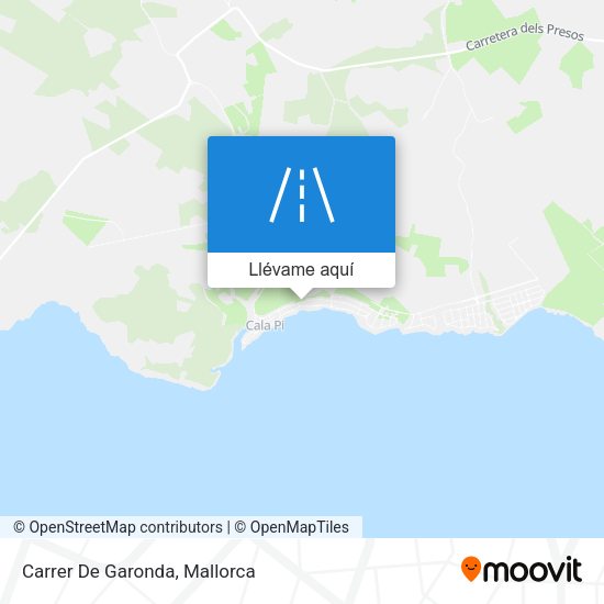 Mapa Carrer De Garonda