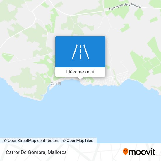 Mapa Carrer De Gomera