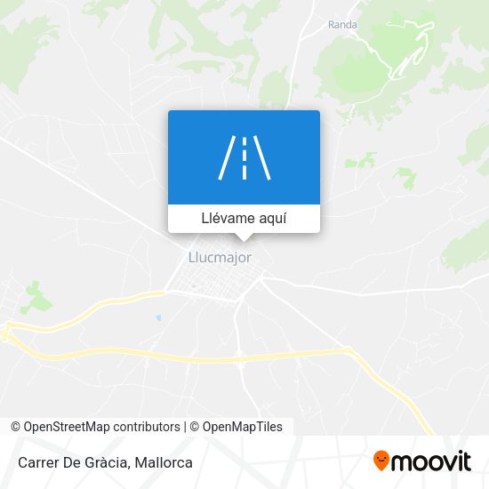 Mapa Carrer De Gràcia
