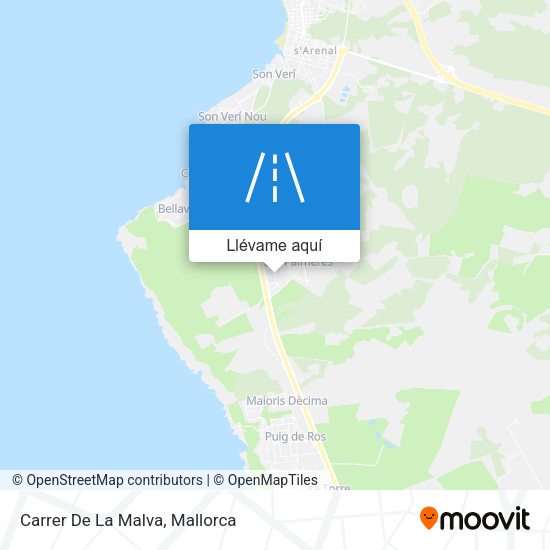 Mapa Carrer De La Malva