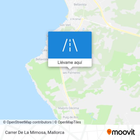 Mapa Carrer De La Mimosa