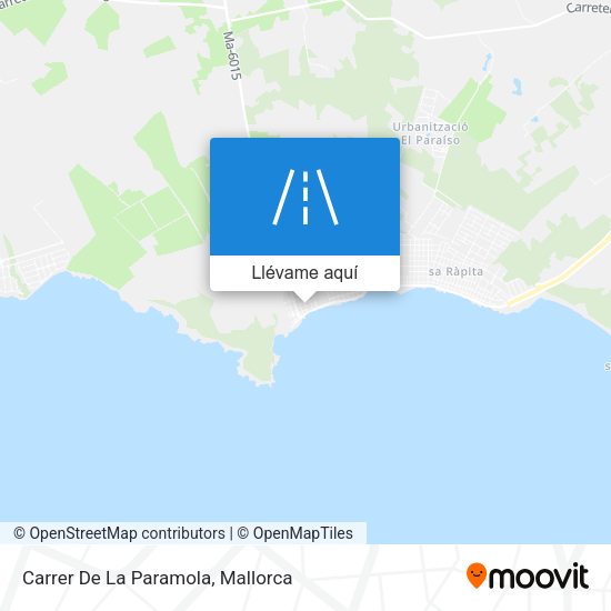 Mapa Carrer De La Paramola