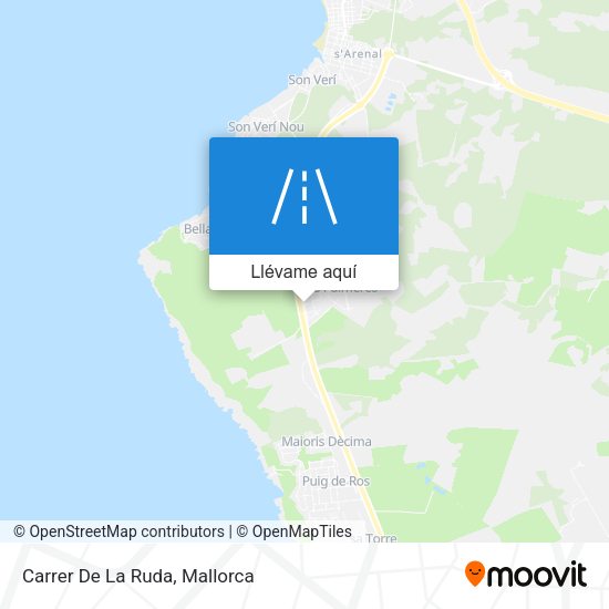 Mapa Carrer De La Ruda