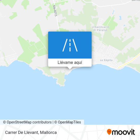 Mapa Carrer De Llevant