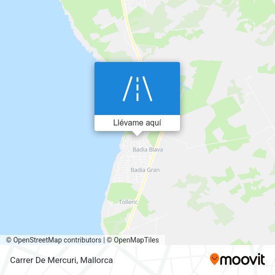 Mapa Carrer De Mercuri