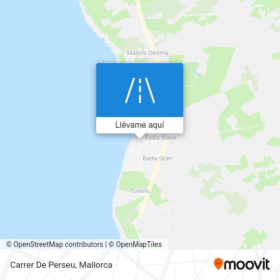 Mapa Carrer De Perseu