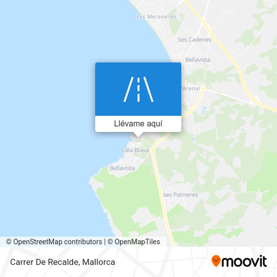 Mapa Carrer De Recalde