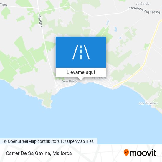Mapa Carrer De Sa Gavina
