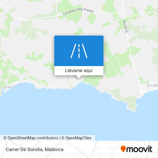 Mapa Carrer De Sorolla