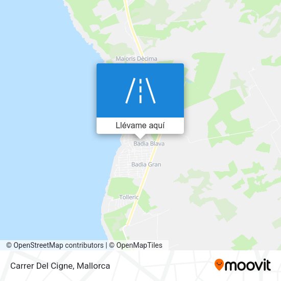 Mapa Carrer Del Cigne