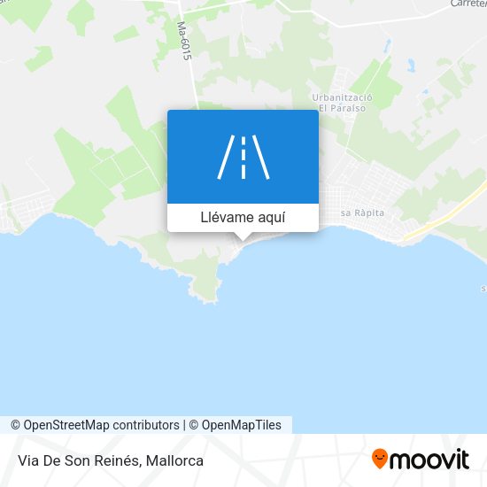 Mapa Via De Son Reinés