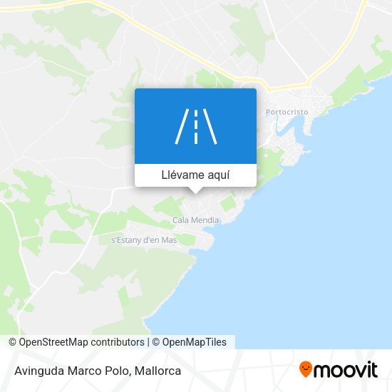 Mapa Avinguda Marco Polo