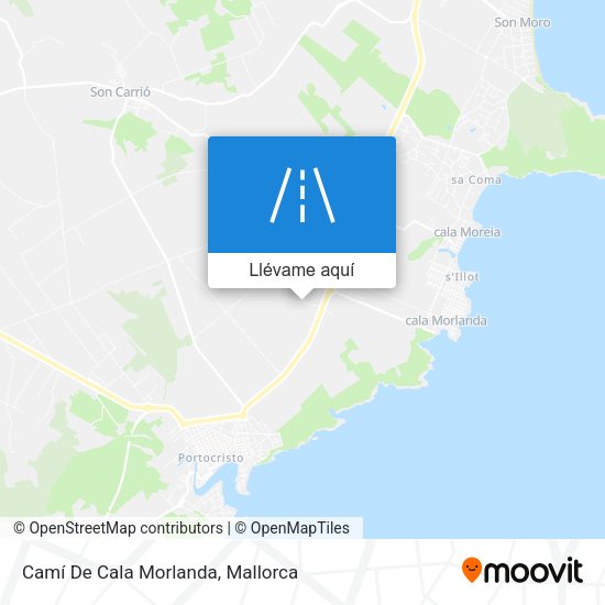 Mapa Camí De Cala Morlanda