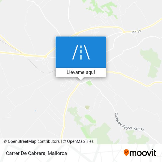 Mapa Carrer De Cabrera