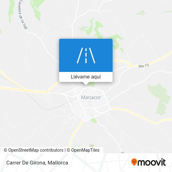 Mapa Carrer De Girona