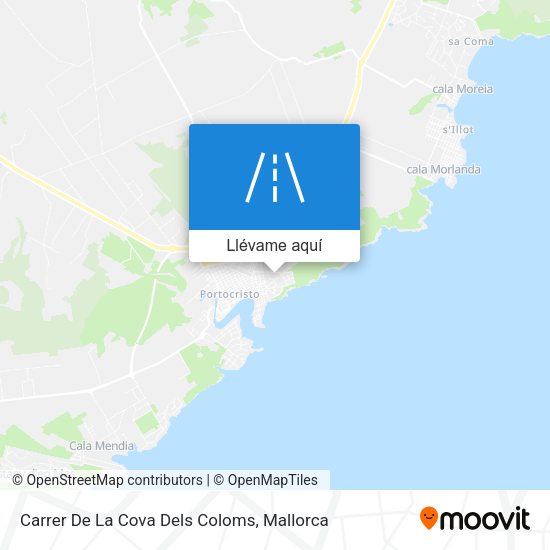 Mapa Carrer De La Cova Dels Coloms