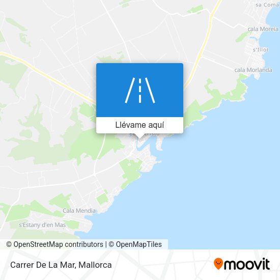 Mapa Carrer De La Mar