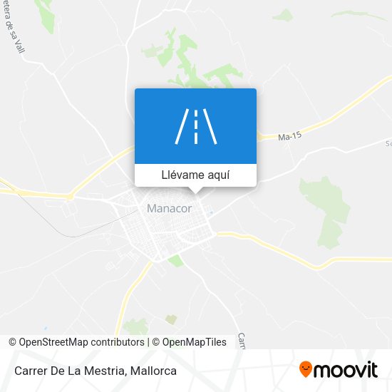 Mapa Carrer De La Mestria