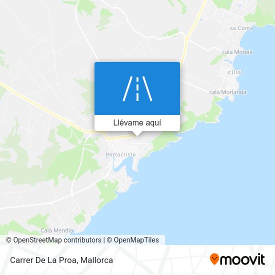 Mapa Carrer De La Proa