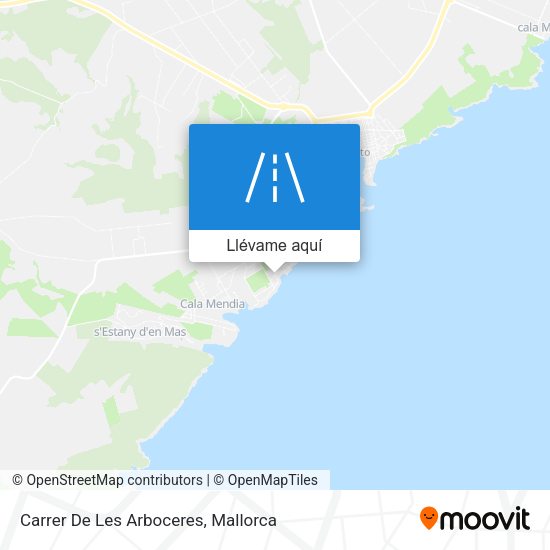 Mapa Carrer De Les Arboceres