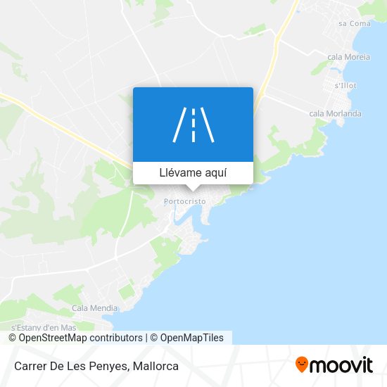 Mapa Carrer De Les Penyes