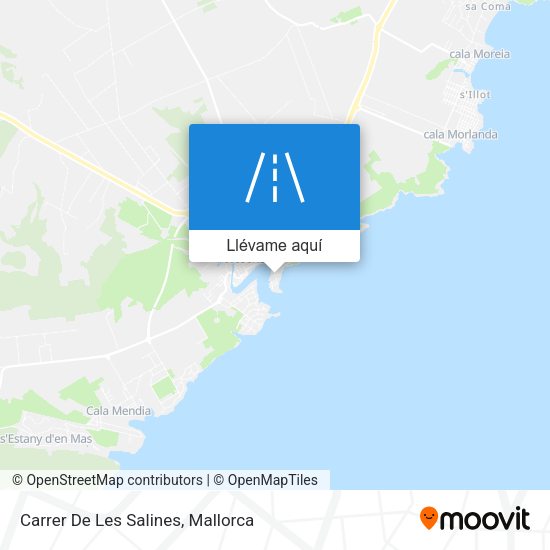 Mapa Carrer De Les Salines