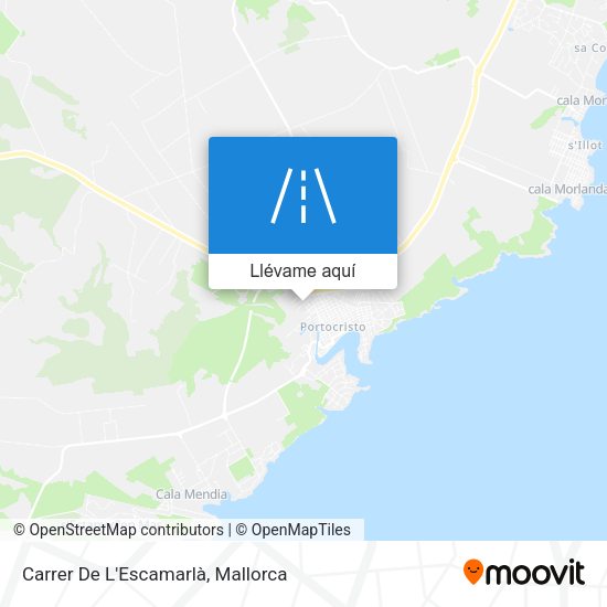Mapa Carrer De L'Escamarlà