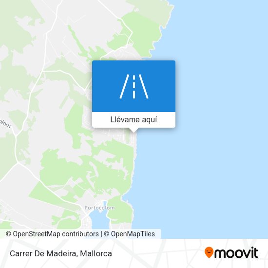 Mapa Carrer De Madeira