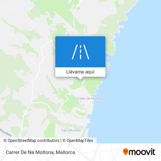Mapa Carrer De Na Moltona