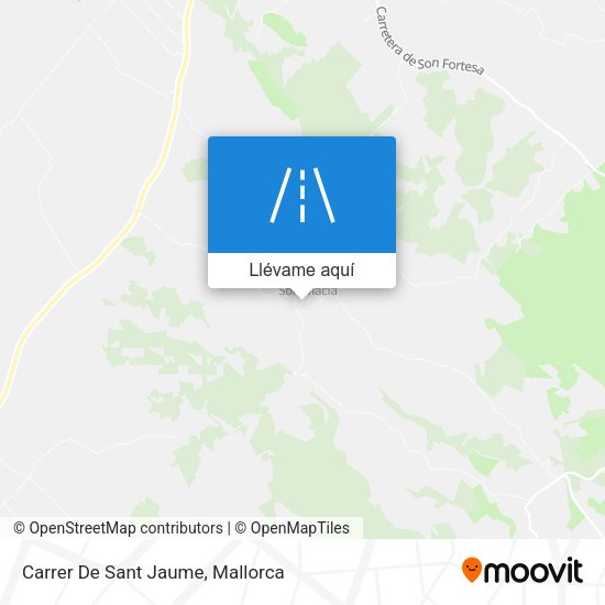 Mapa Carrer De Sant Jaume