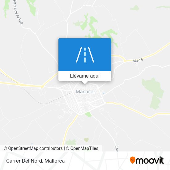 Mapa Carrer Del Nord