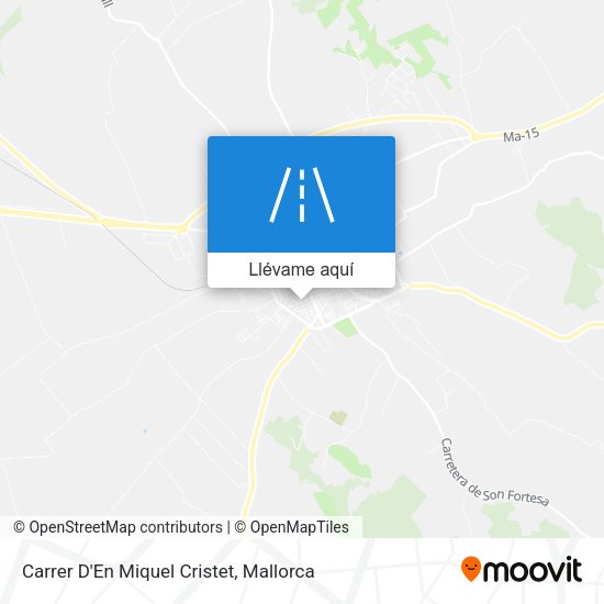 Mapa Carrer D'En Miquel Cristet