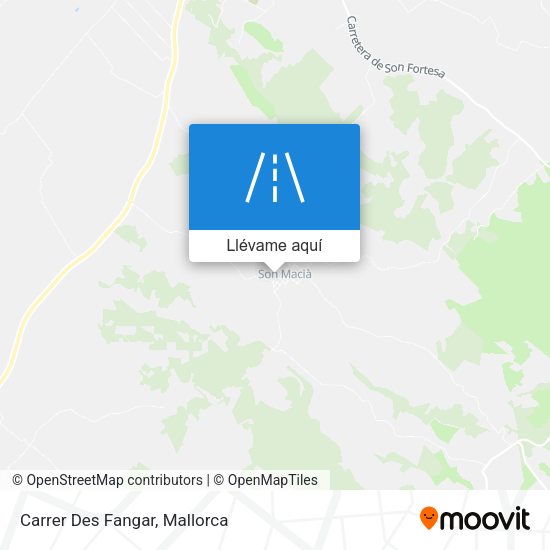 Mapa Carrer Des Fangar