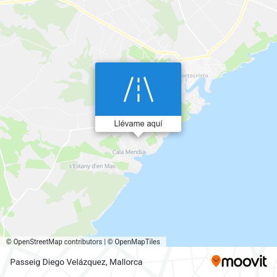 Mapa Passeig Diego Velázquez