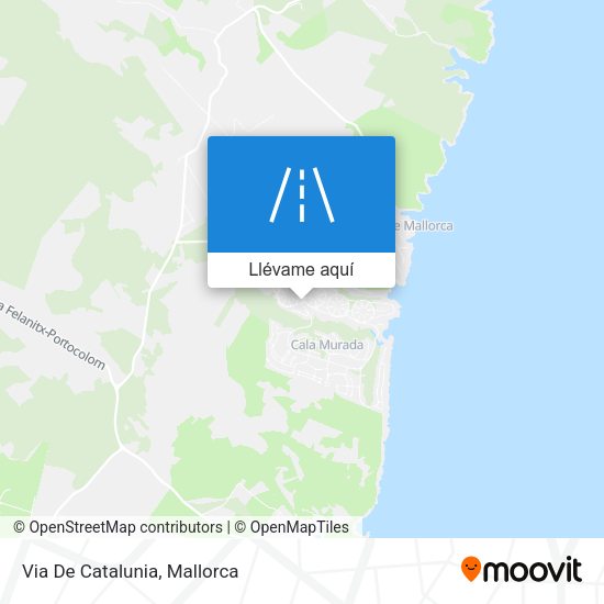 Mapa Via De Catalunia