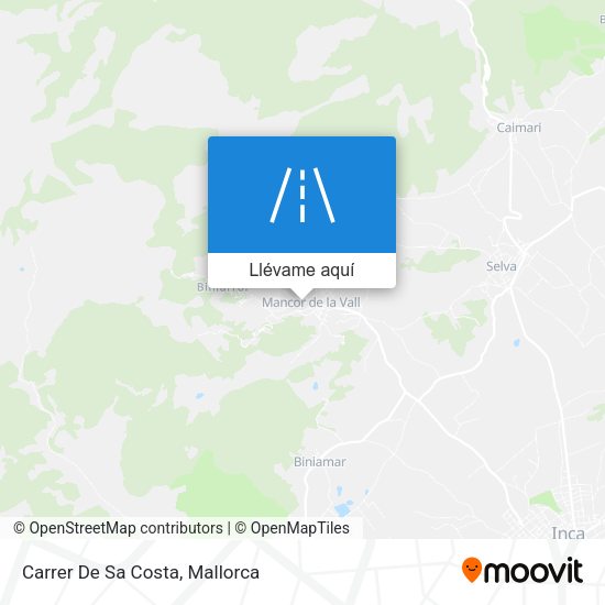 Mapa Carrer De Sa Costa