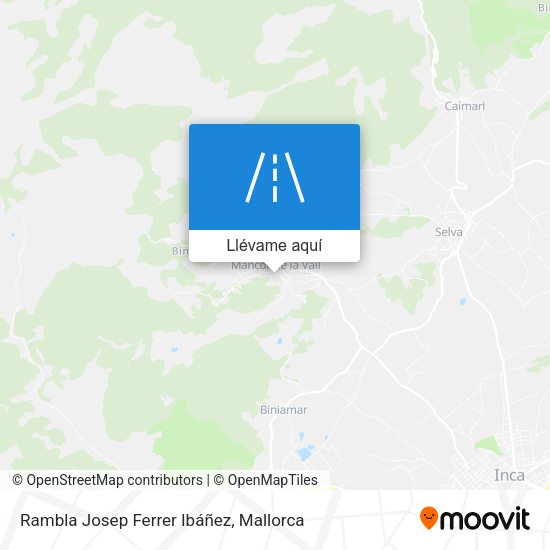 Mapa Rambla Josep Ferrer Ibáñez