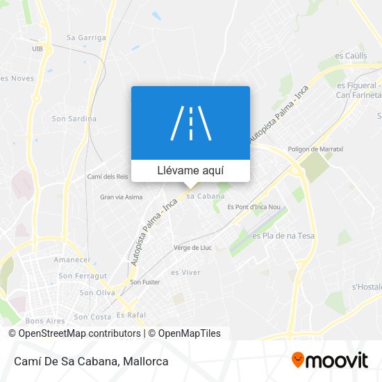 Mapa Camí De Sa Cabana