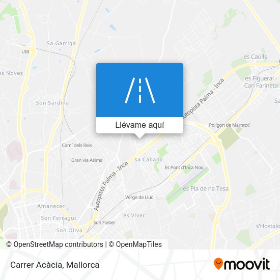 Mapa Carrer Acàcia