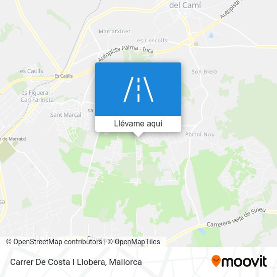 Mapa Carrer De Costa I Llobera