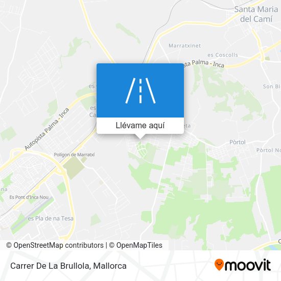 Mapa Carrer De La Brullola
