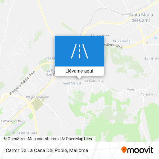 Mapa Carrer De La Casa Del Poble