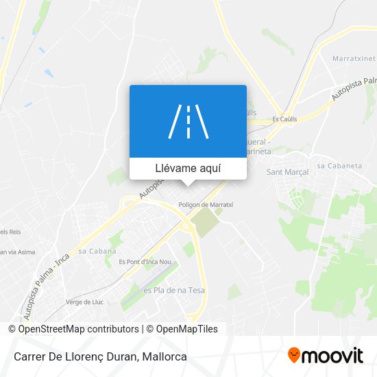 Mapa Carrer De Llorenç Duran