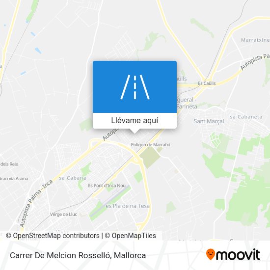 Mapa Carrer De Melcion Rosselló