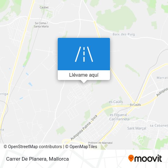 Mapa Carrer De Planera