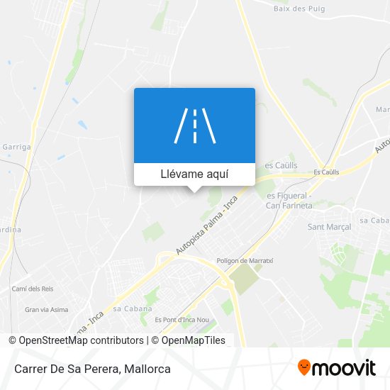 Mapa Carrer De Sa Perera