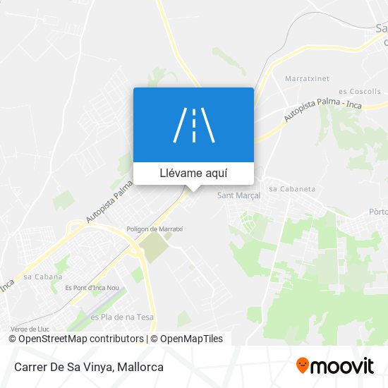 Mapa Carrer De Sa Vinya