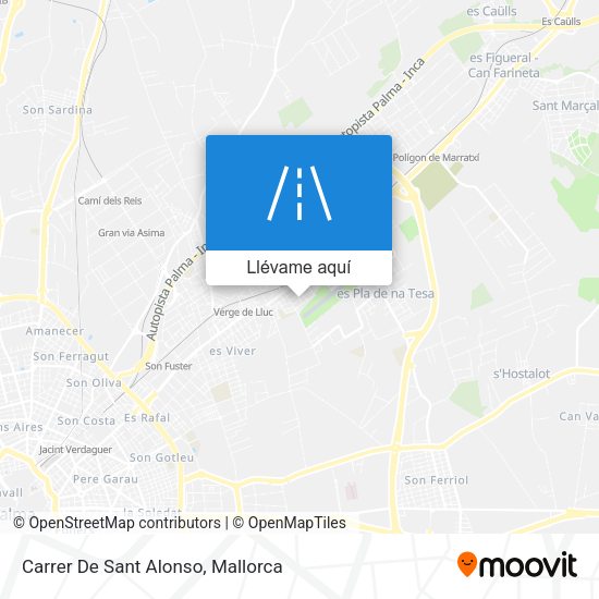 Mapa Carrer De Sant Alonso